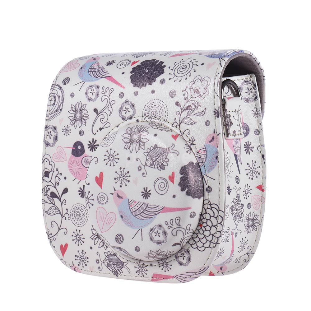 PCER◆ Andoer Compact Cute Lovely PU Leather Protective Camera Bag Carrying Case Pouch Cover Protecto