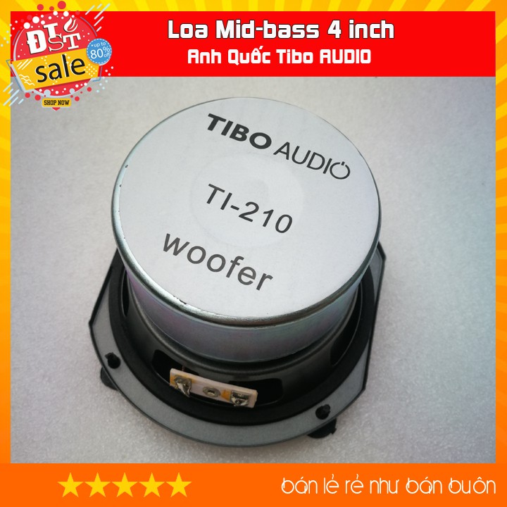 Loa Mid-bass 4 inch Anh Quốc Tibo AUDIO