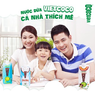 Nước Dừa  nguyên chất Vietcoco 330ml