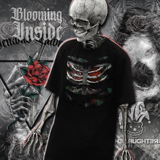 Local brand The Laughter - Áo Phông Unisex Blooming Inside 100% Cotton T Shirt