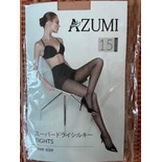 Quần tất nữ xuất Nhật AZUMI 15D Quần tất giấy mỏng siêu dai, siêu tronng, thật chân, mềm mịn