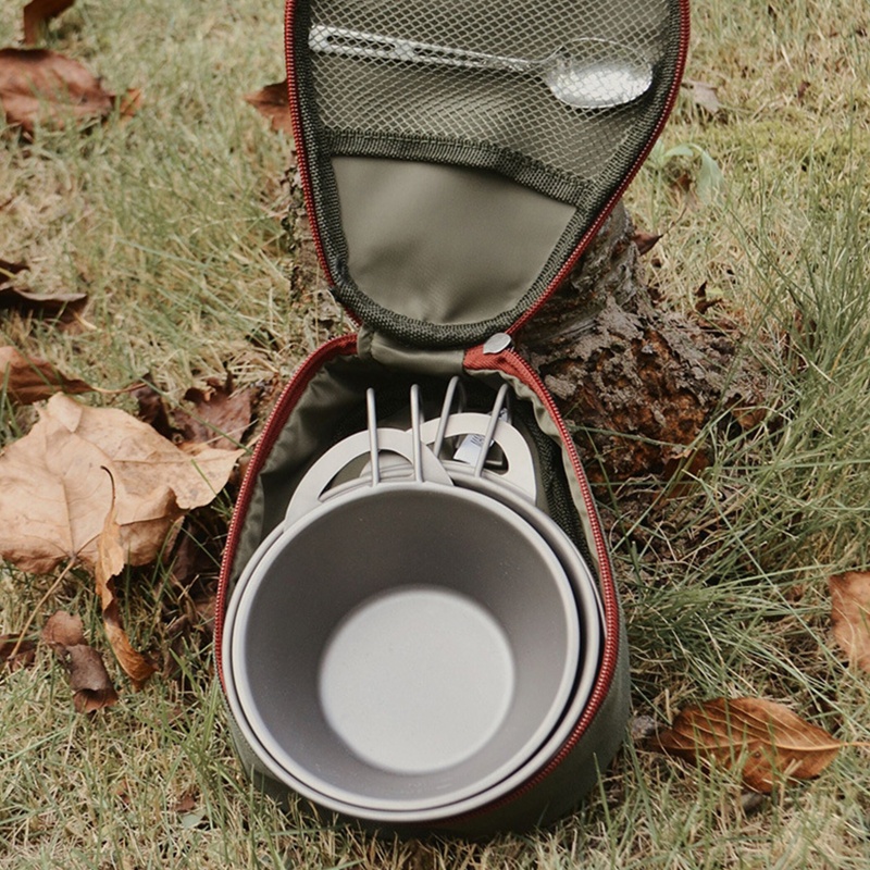 Túi Đựng Tô / Cốc Nước Bằng Vải Oxford Tiện Dụng Mang Theo Du Lịch Cắm Trại Ốp