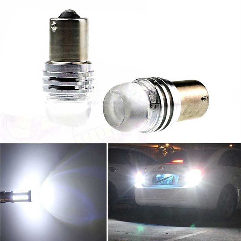 Bóng đèn lùi xe màu trắng BA15S P21W DC 12V