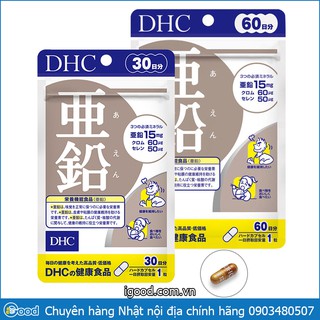 Viên uống dhc kẽm zinc nhật bản
