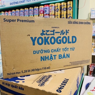 [Mẫu mới] Thùng sữa hộp Yoko Vinamilk 48x110ml