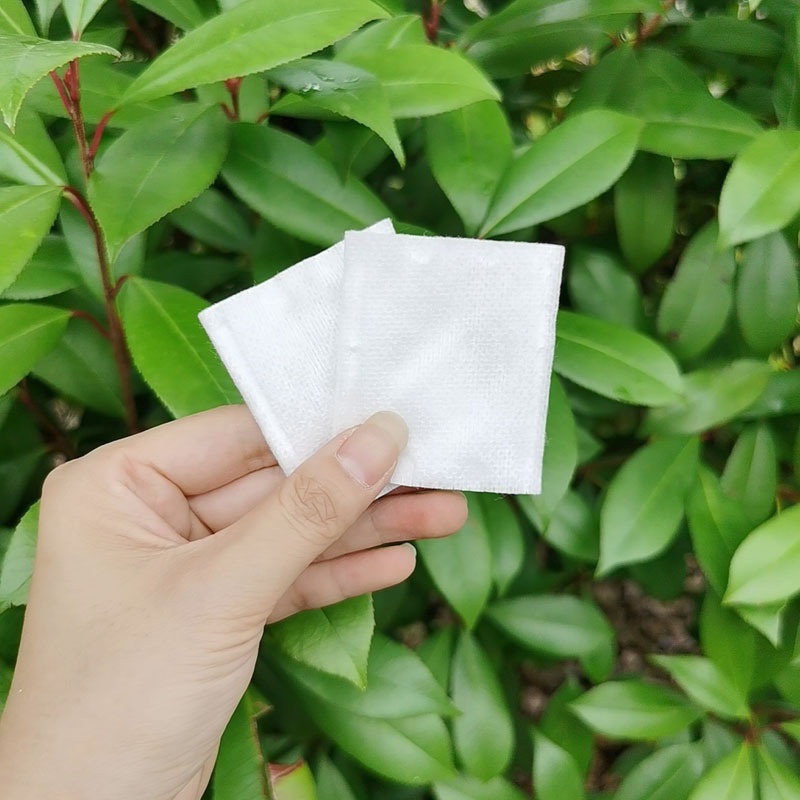 [Hàng mới về] Túi bông tẩy trang bằng vải không dệt mềm mại an toàn tiện dụng