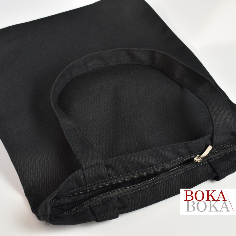 Túi Tote Trơn Trắng Đen Vải Canvas Chắc Chắn