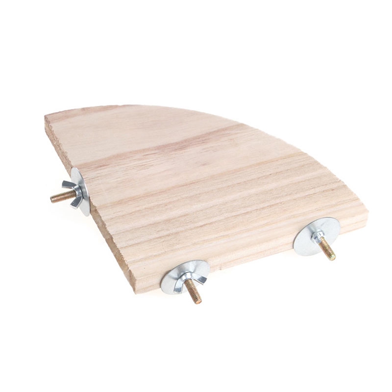 Bệ Đứng Bằng Gỗ 17x17cm Cho Vẹt