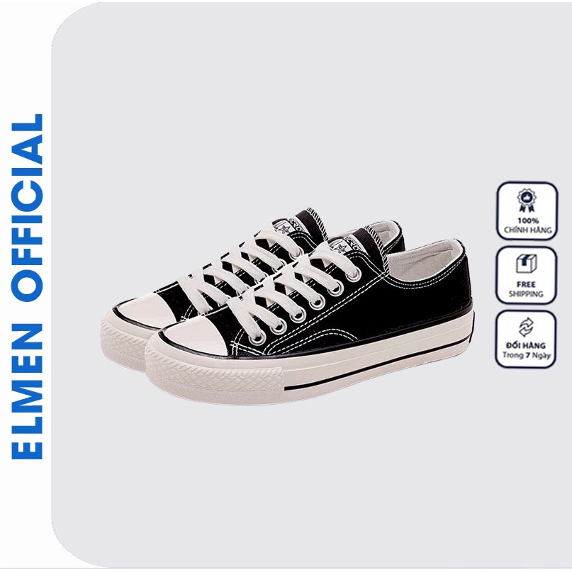 Giày Thể Thao, Giày Sneaker Nam Nữ CV_All Star_1970s Fear Of God Đen/ Trắng Cổ Thấp
