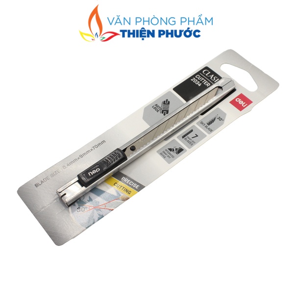 Dao dọc giấy trổ 2034 DELI nhọn 30 độ THIỆN PHƯỚC