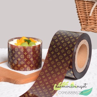 Mica quấn thành bánh - LV đen