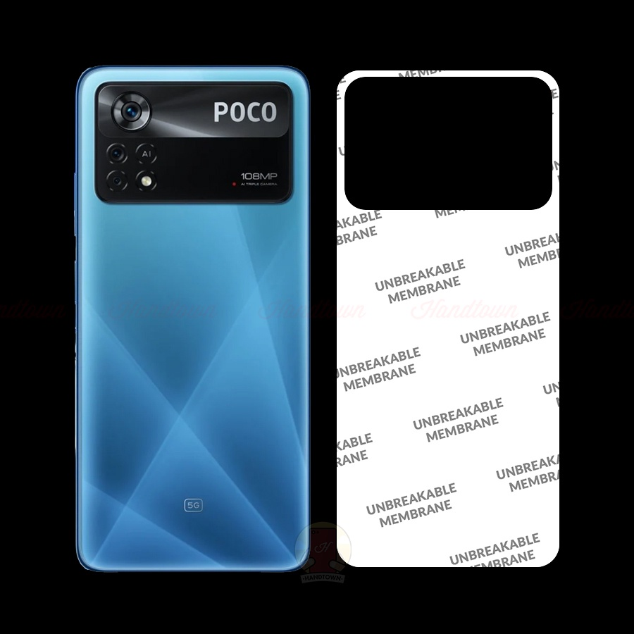 Dán PPF Xiaomi Poco X4 Pro 5G Dẻo Bảo Vệ Màn Hình Mặt Lưng Chống Xước Va Đập Bụi Bẩn Vân Tay Handtown