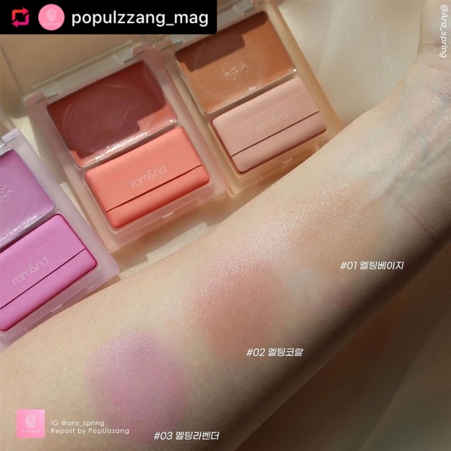 [Chính hãng] Má Hồng Dạng Kem Siêu Mịn Romand See-Through Melting Cheek 3.5g | BigBuy360 - bigbuy360.vn