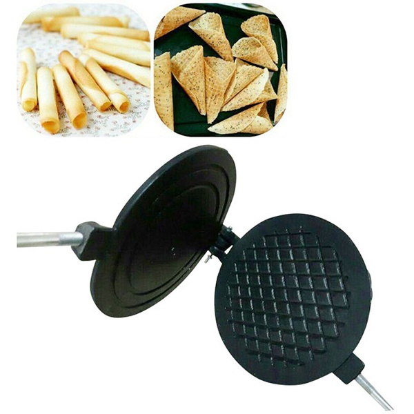 Loại Lớn _ Khuôn làm bánh kẹp, bánh ốc quế 20cm chống dính - BX2796