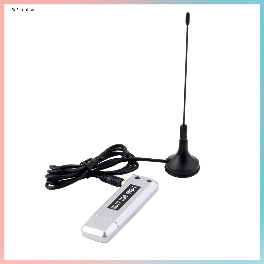 ✨chất lượng cao✨USB 2.0 DVB-T Digital TV Receiver HDTV Tuner  Stick Antenna IR Remote