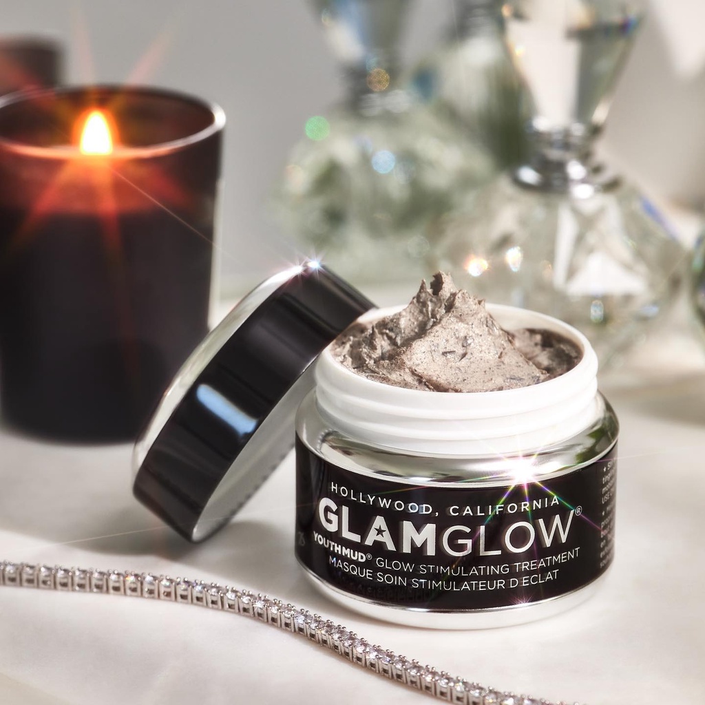 Mặt Nạ Đất Sét Giúp Sạch Sâu, Tẩy Tế Bào Chết & Se Khít Lỗ Chân Lông GlamGlow YouthMud Glow Stimulating Treatment 50ml
