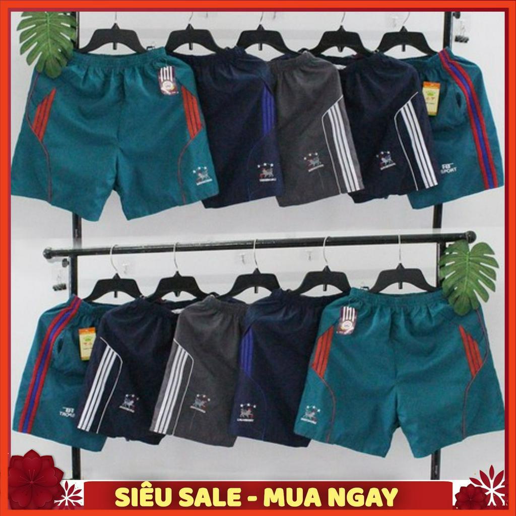 Quần Đùi Nam Quần short Thể Thao nam VẢI DÙ có túi dây kéo từ 45- 65kg SnowGem