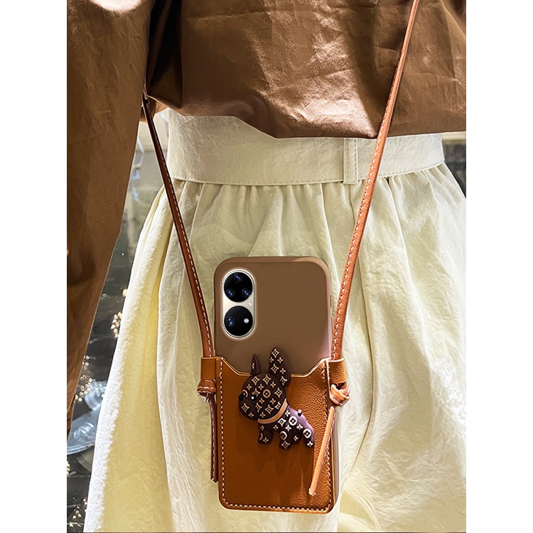 Ốp điện thoại bằng da họa tiết chú cún thích hợp cho iPhone 13 PRO MAX 5 5S 5SE 6 6S 7 8 PLUS X XS MAX XR 11 12 MINI