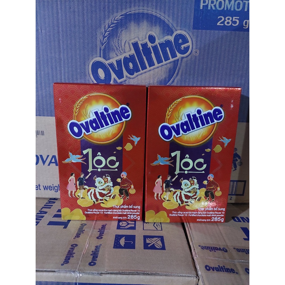 Ovaltine Bột Cacao Hộp 285g Hộp Tết