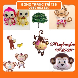 (Chất Lượng) Bóng trang trí hình Chú Khỉ