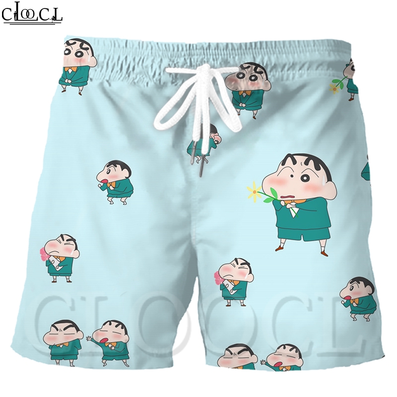 Quần Đùi Nam In Hình Cậu Bé Bút Chì Shin-Chan 3d Độc Đáo