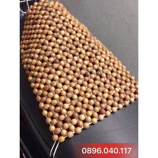 Đệm lót yên xe máy hạt gỗ massage