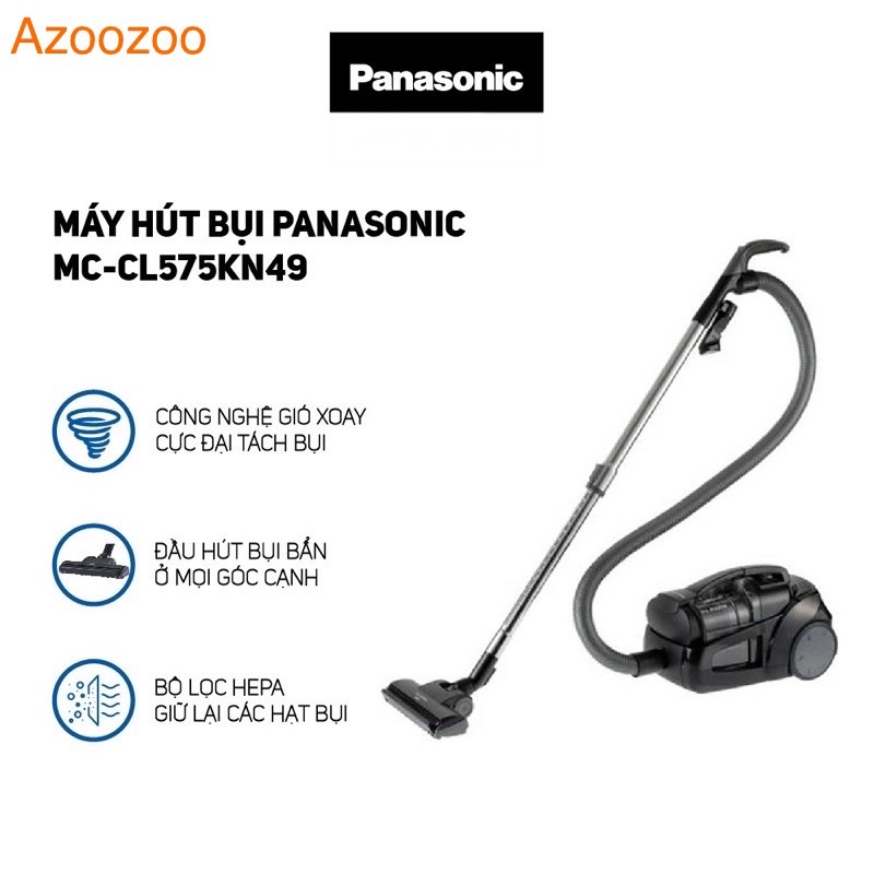 Máy Hút Bụi Panasonic MC-CL575KN49 2000W - Hàng Chính Hãng