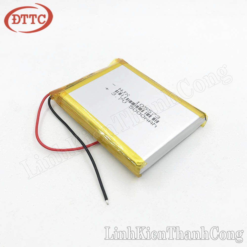 Pin Lipo Polymer 3.7V 5000mAh 9.5x55x65mm