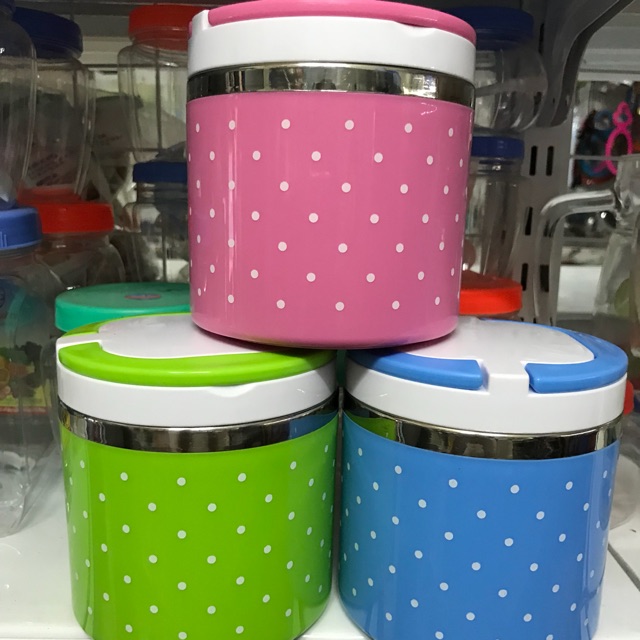 Cặp lồng inox giữ nhiệt chống chàn 1 tầng có quai xách