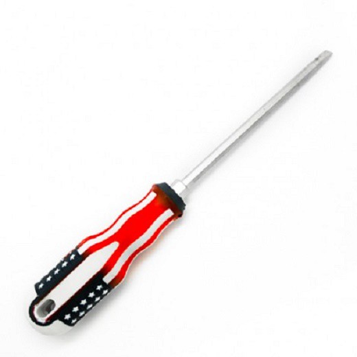 Tua vít Thép trắng - Cán cờ Mỹ 2 đầu 6x300mm