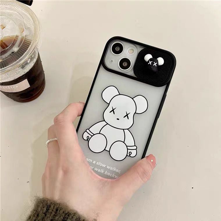 Ốp điện thoại có nắp trượt bảo vệ camera thích hợp cho iPhone 11 12 12Pro 12ProMax 13 13Pro 13ProMax 14Pro 14ProMax