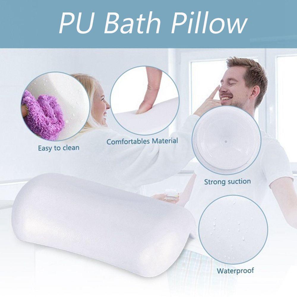 Gối Kê Cổ Bằng PU Có Giác Hút Đỡ Lưng Khi Tắm