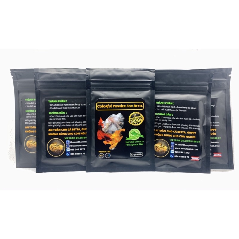 Bột lá bàng Colorful Powder For Betta