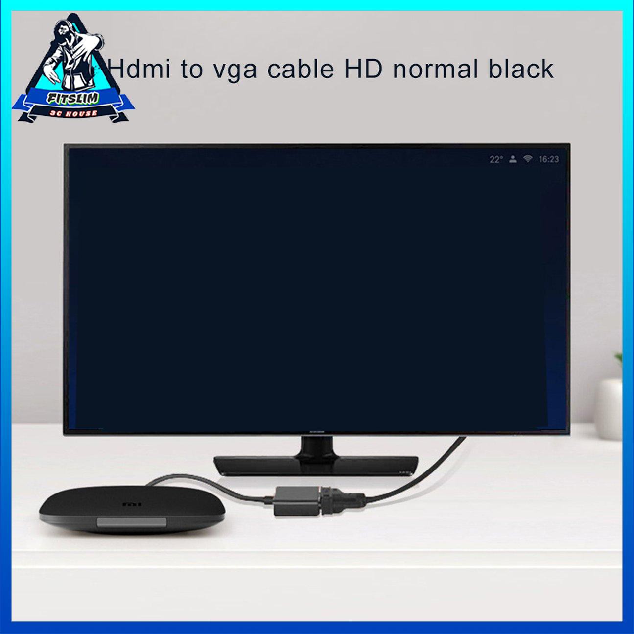 Cáp Hdmi To Vga Hdmi To Vga HD 1080P Oem Sản xuất tùy chỉnh