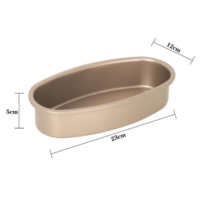 Khuôn bánh mì oval đúc chống dính D08