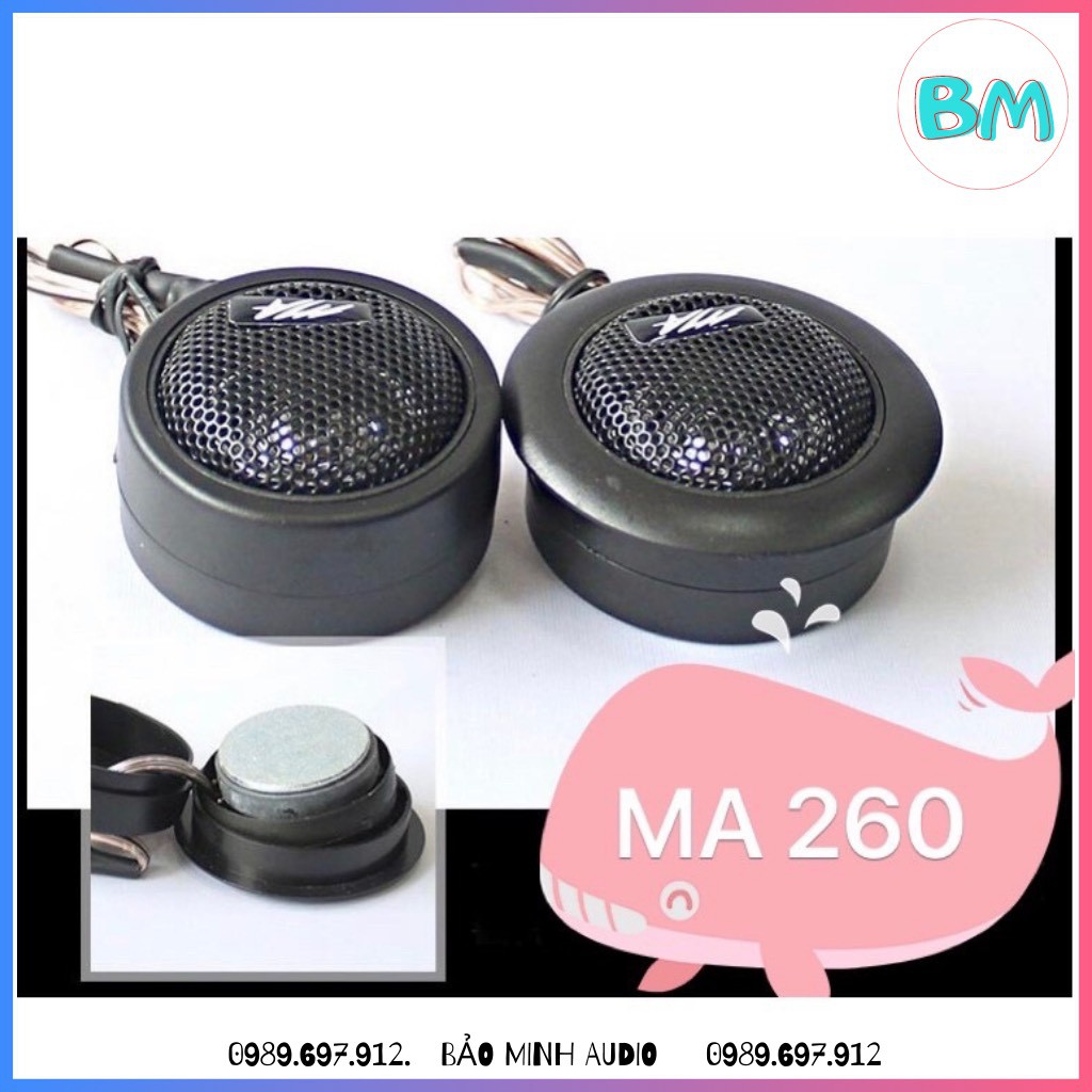 LOA TREBLE Ô TÔ CAO CẤP MA260 120W - GIÁ 1 CẶP