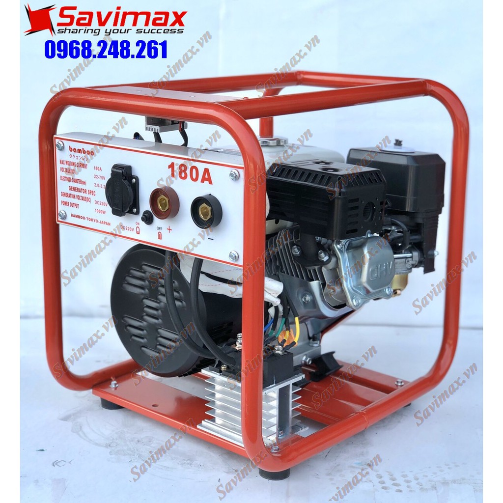 Máy phát hàn bamboo BMB - 180A dùng cho máy hàn que 2,5 - 3,2mm (Giật nổ) | BigBuy360 - bigbuy360.vn