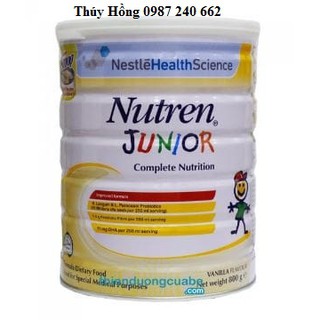 Sữa tăng cân Nutren Junior Thụy Sĩ 800g (dành cho trẻ 1-10 tuổi) sản phẩm dinh dưỡng y học