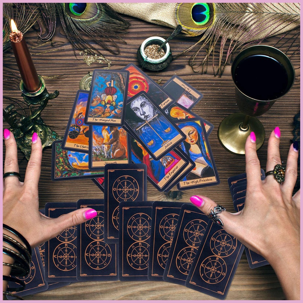 Bộ Bài Tarot Tiếng Anh Fate Divination shinvn Chất Lượng Cao