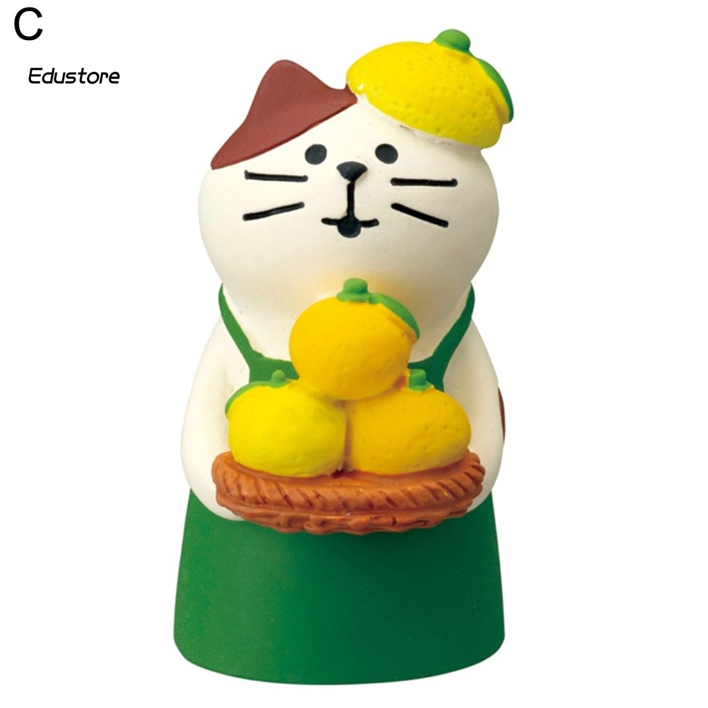 Mô hình trang trí hình mèo và quả bưởi tay nghề thủ công tốt thân thiện với môi trường cho bộ sưu tập