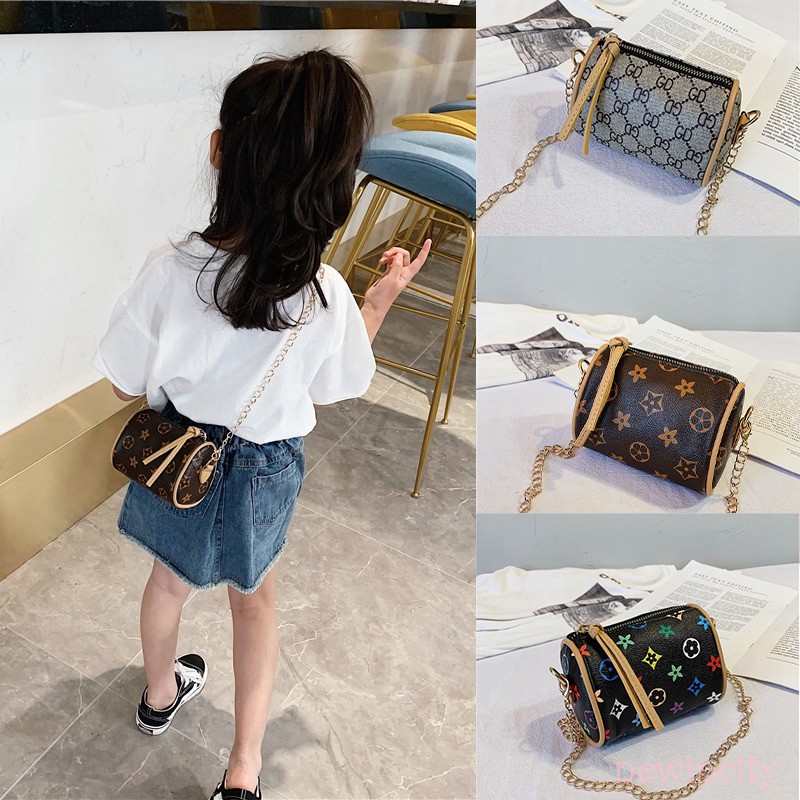 Túi da đeo chéo phong cách Hàn Quốc xinh xắn cho bé gái