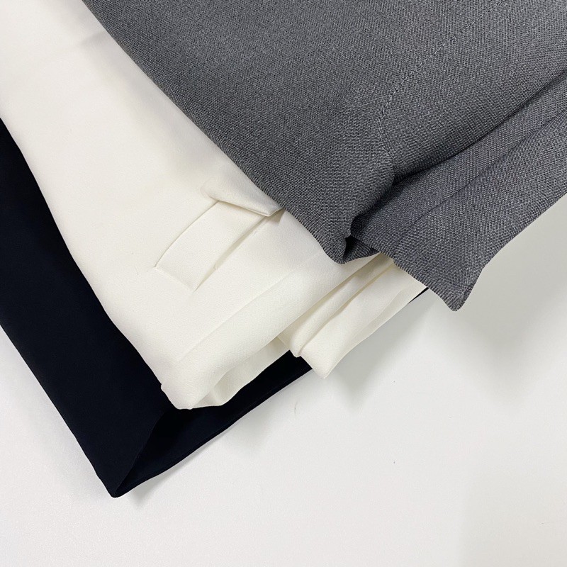 Quần vải suông lửng