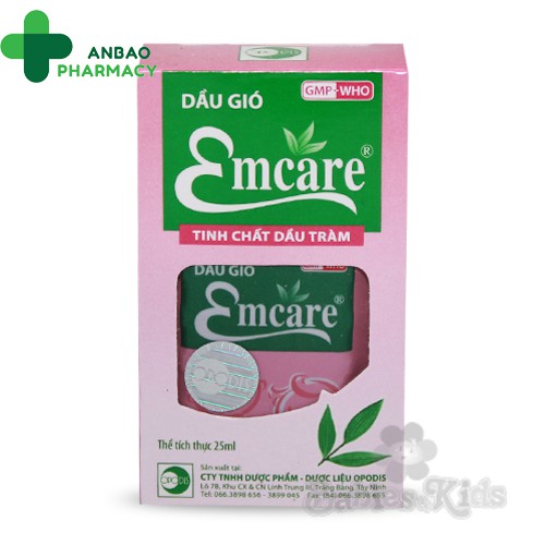 (Chính hãng) EMCARE Dầu tràm em bé [ emcare ] dung tích thực 25ml