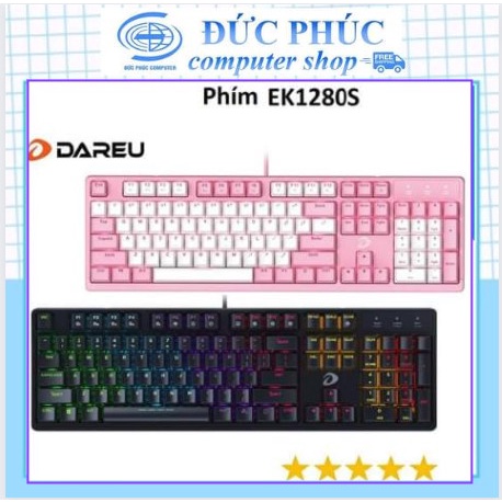 Bàn phím cơ Dareu EK1280S siêu đẹp hàng chính hãng