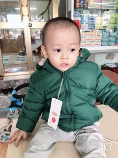 Áo khoác phao lót lông