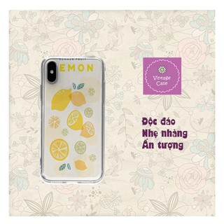 Ốp Lưng Chữ Lemon vẽ quả chanh vàng xinh xắn Iphone 7/7Plus/8/8Plus/X/Xs/Xs Max/11/11 Promax/12/12 Promax TXT20210100
