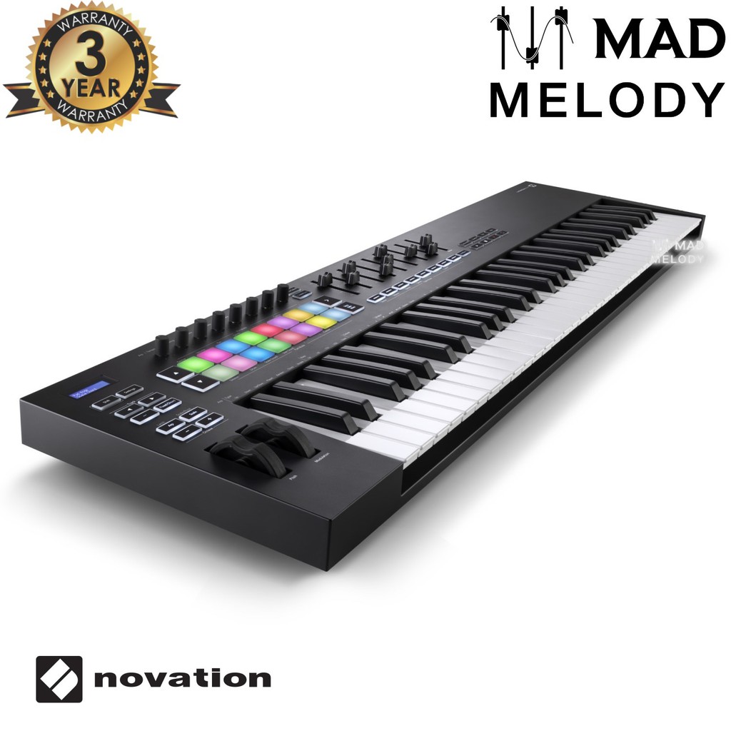 Novation Launchkey 61 MK3 USB MIDI Controller [đàn soạn nhạc 61 phím Launchkey thế hệ 3 mới nhất, NEW - chính hãng]