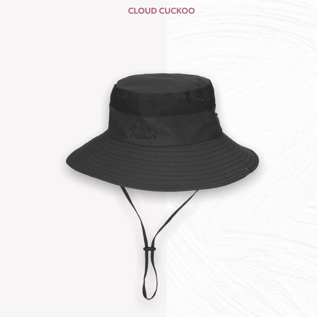 Mũ Bucket Ngư Dân Thêu Chữ Thoáng Khí Đầu Phù Hợp Đi Câu Cá Cắm Trại Camping Mùa Hè - Mã Số: MBK0608223