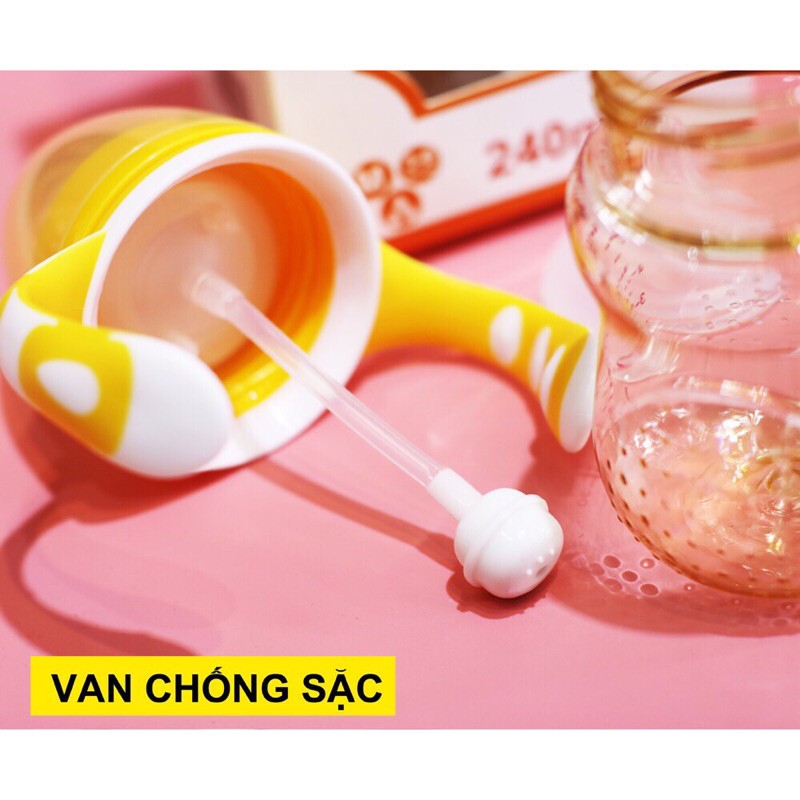 Bình sữa GB BABY cổ rộng, mua 1 tặng 1 (180ml/240ml)