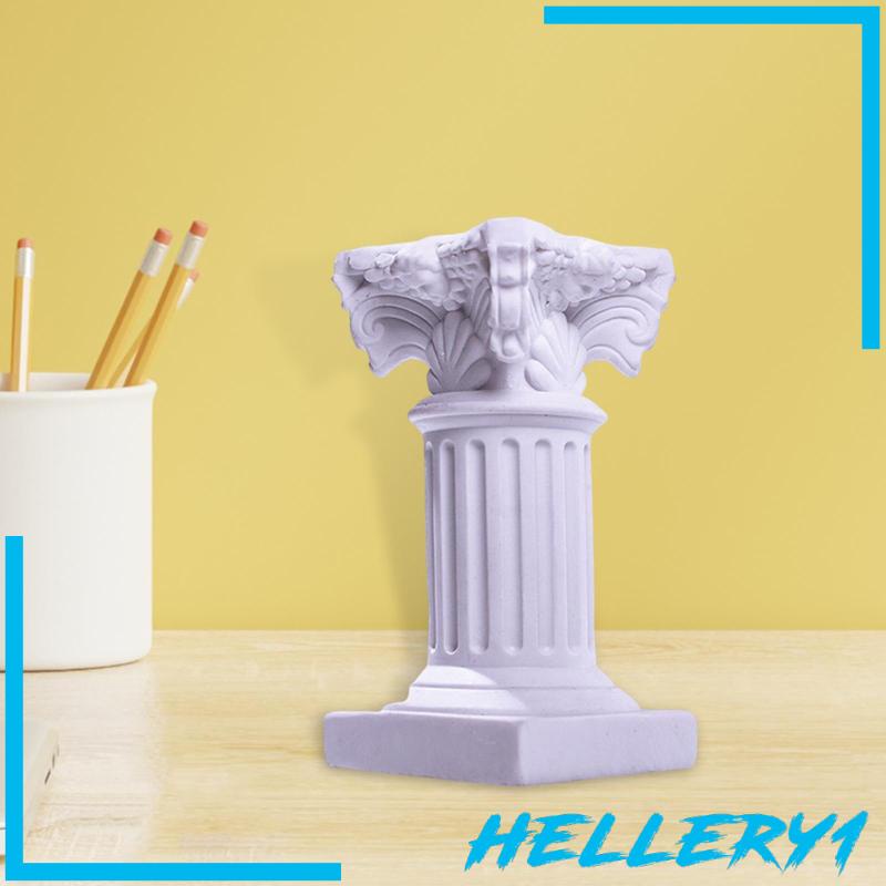 [Hellery1] Chân Đứng Cột Tiểu Cảnh La Mã Để Bàn Trang Trí Phong Cảnh Hy Lạp